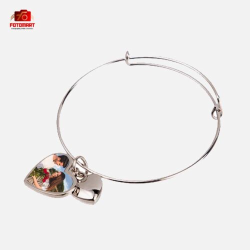 Hjerte Formet Foto Armbånd