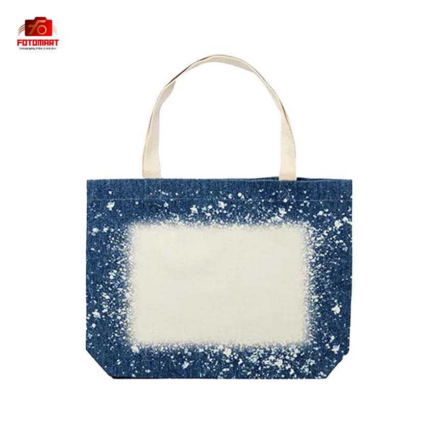 Gebleekte sterren linnen Bag - Image 4