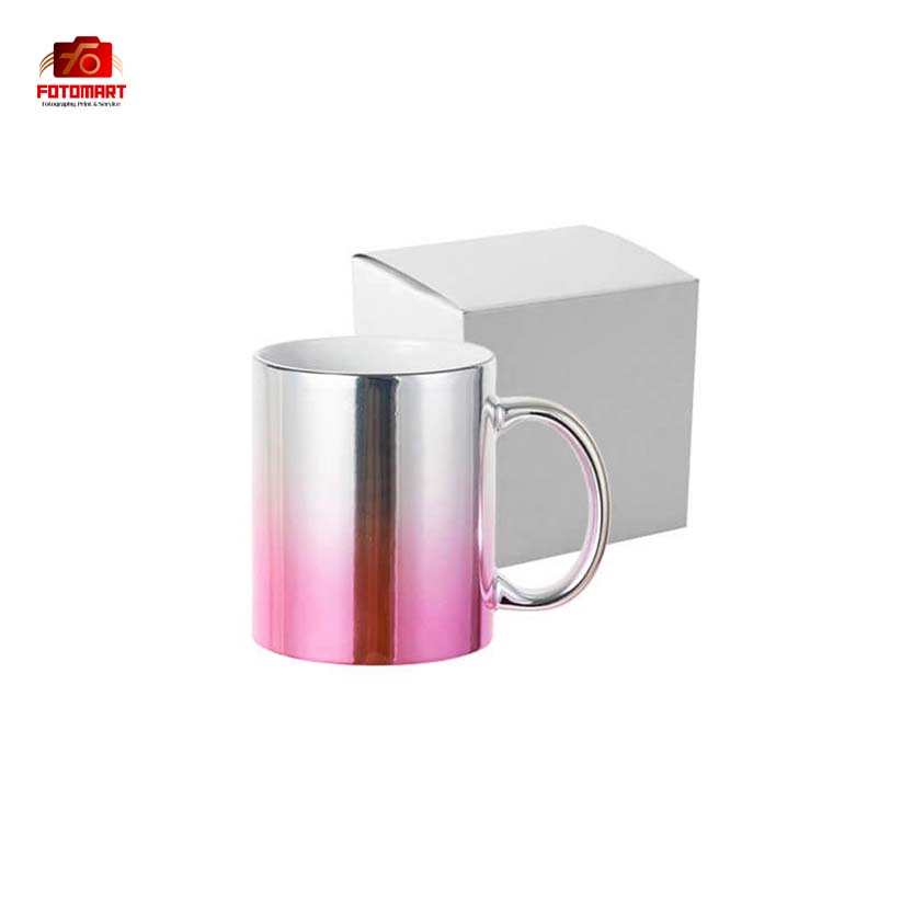 Sølv-Pink Gradient Krus - Image 3