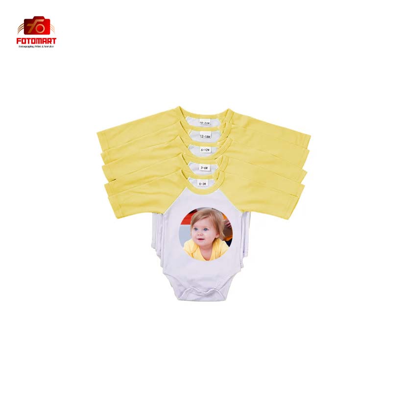 Baby-Heldragt Med Farverige ærmer - Image 3