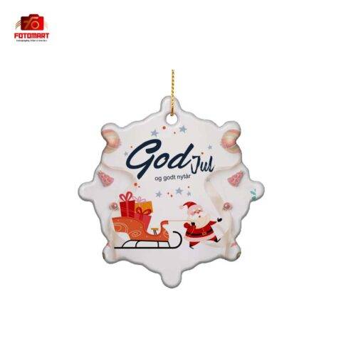 Ror Formet Keramisk Ornament