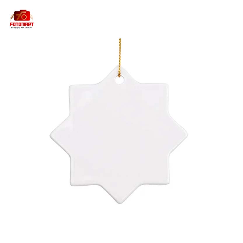 Ottekantet Keramisk Ornament - Image 2