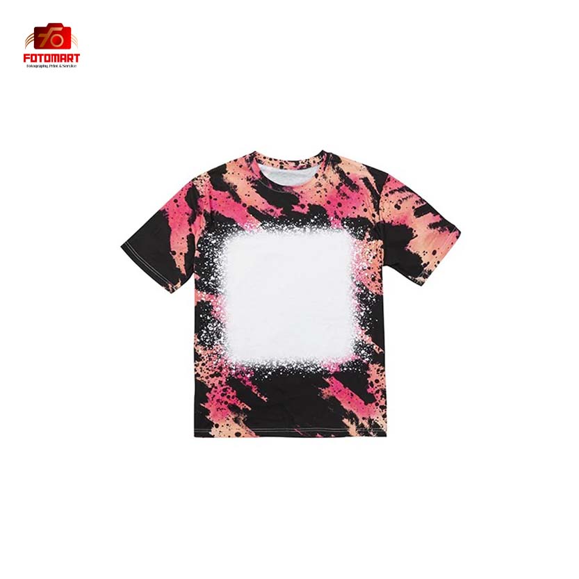 Vild Sort Bleget Leopard T-shirt med Bomuldsfølelse - Image 2