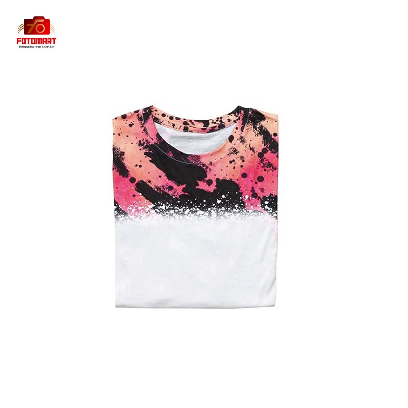 Vild Sort Bleget Leopard T-shirt med Bomuldsfølelse - Image 4